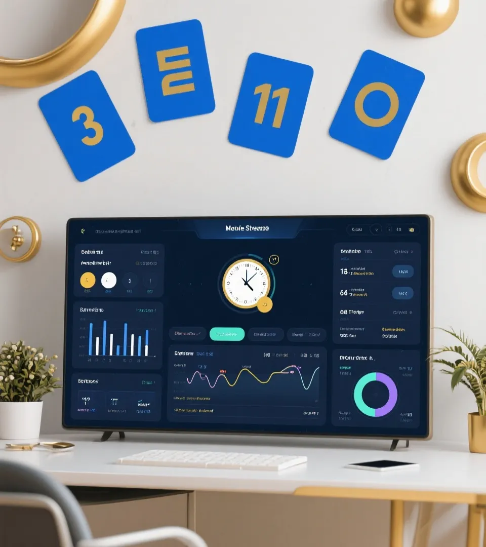 Live stream dashboard illustration